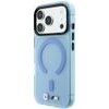 BMW Etui M Iml Frosted Metal Logo & Trims Magsafe Do Iphone 18 Pro / 17 Pro Niebieski - (BMHMP18L26HTFMILB)