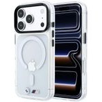 BMW Etui M Iml Glossy Metal Logo & Trims Magsafe Do Iphone 18 Pro / 17 Pro Przezroczysty - (BMHMP18L26HTGMILH)