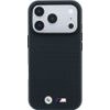 BMW Etui M Quadrille Kevlar Metal Logo Magsafe Do Iphone 18 Pro / 17 Pro Granatowy - (BMHMP18L25SWPUKEV)