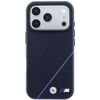 BMW Etui M Tire Track Blue Line Magsafe Do Iphone 18 Pro Max / 17 Pro Max Granatowy - (BMHMP18X26SWPDKV)
