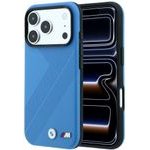BMW Etui M Tire Track Metal Logo Magsafe Do Iphone 18 Pro / 17 Pro Niebieski - (BMHMP18L26SWPDKB)