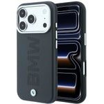 BMW Etui Sign Centered Deboss Magsafe Do Iphone 18 Pro / 17 Pro Szary - (BMHMP18L26SWOWMA)