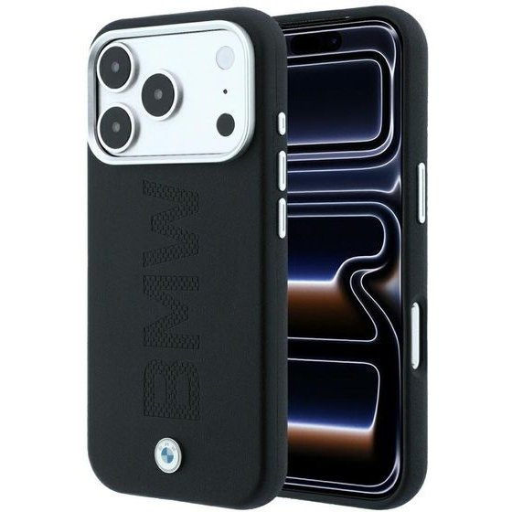 BMW Etui Sign Centered Deboss Magsafe Do Iphone 18 Pro Max / 17 Pro Max Czarny - (BMHMP18X26SWOWMK)