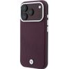 BMW Etui Sign Inclined Deboss Letters Magsafe Do Iphone 18 Pro / 17 Pro Bordowy - (BMHMP18L26SWOWDR)
