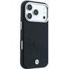 BMW Etui Sign Inclined Deboss Letters Magsafe Do Iphone 18 Pro / 17 Pro Czarny - (BMHMP18L26SWOWDK)