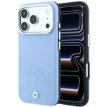 BMW Etui Sign Inclined Deboss Letters Magsafe Do Iphone 18 Pro / 17 Pro Niebieski - (BMHMP18L26SWOWDB)
