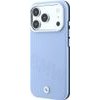 BMW Etui Sign Inclined Deboss Letters Magsafe Do Iphone 18 Pro / 17 Pro Niebieski - (BMHMP18L26SWOWDB)