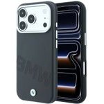 BMW Etui Sign Inclined Deboss Letters Magsafe Do Iphone 18 Pro Max / 17 Pro Max Szary - (BMHMP18X26SWOWDA)