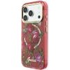 Guess Case Iml Glitter Blossom Roses For Iphone 18 Pro Max / Iphone 17 Pro Max Burgundy - (GUHMP18X6HTBGSLU)