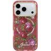 Guess Case Iml Glitter Blossom Roses For Iphone 18 Pro Max / Iphone 17 Pro Max Burgundy - (GUHMP18X6HTBGSLU)
