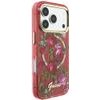 Guess Case Iml Glitter Blossom Roses For Iphone 18 Pro Max / Iphone 17 Pro Max Burgundy - (GUHMP18X6HTBGSLU)