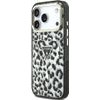 Guess Case Iml Leopard Glitter Triangle Logo Magsafe For Iphone 18 Pro / Iphone 17 Pro Black - (GUHMP18LHLEGTGLK)