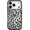 Guess Case Iml Leopard Glitter Triangle Logo Magsafe For Iphone 18 Pro / Iphone 17 Pro Black - (GUHMP18LHLEGTGLK)
