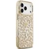 Guess Case Iml Leopard Glitter Triangle Logo Magsafe For Iphone 18 Pro Max /Iphone 17 Pro Max Brown - (GUHMP18XHLEGTGLW)