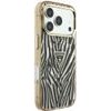 Guess Case Iml Zebra Glitter Triangle Logo Magsafe For Iphone 18 Pro / Iphone 17 Pro Gold - (GUHMP18L6HZPGTLD)