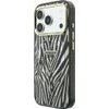 Guess Case Iml Zebra Glitter Triangle Logo Magsafe For Iphone 18 Pro Max / 17 Pro Max Silver - (GUHMP18X6HZPGTLS)