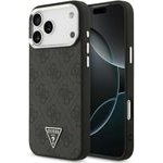 Guess Etui 4G Triangle Logo Magsafe Do Iphone 18 Pro Max / 17 Pro Max Czarny Srebrny - (GUHMP18XP4TSRCMK)