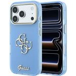 Guess Etui Iml 4G Script Metal Do Iphone 18 Pro / 17 Pro Jasno Niebieski - (GUHCP18L5HC4MLSL)