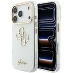 Guess Etui Iml 4G Script Metal For Iphone 18 Pro / Iphone 17 Pro White - (GUHCP18L5HC4MLSH)