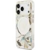 Guess Etui Iml Glitter Flowers Triangle Magsafe Do Iphone 18 Pro / 17 Pro Bialy - (GUHMP18LHFLPEDH)