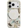 Guess Etui Iml Glitter Flowers Triangle Magsafe Do Iphone 18 Pro / 17 Pro Bialy - (GUHMP18LHFLPEDH)