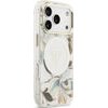 Guess Etui Iml Glitter Flowers Triangle Magsafe Do Iphone 18 Pro / 17 Pro Bialy - (GUHMP18LHFLPEDH)