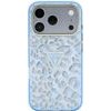 Guess Etui Iml Leopard Glitter Triangle Logo Magsafe Do Iphone 18 Pro / 17 Pro Niebieski - (GUHMP18LHLEGTGLU)