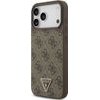 Guess Etui Leather 4G Triangle Strass Magsafe Do Iphone 18 Pro Max / 17 Pro Max Brazowy - (GUHMP18XP4TDPW)