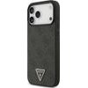 Guess Etui Leather 4G Triangle Strass Magsafe Do Iphone 18 Pro Max / 17 Pro Max Czarny - (GUHMP18XP4TDPLK)