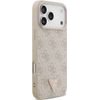 Guess Etui Leather 4G Triangle Strass Magsafe Do Iphone 18 Pro Max / 17 Pro Max Rozowy - (GUHMP18XP4TDPP)