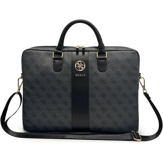 Guess Torba 4G Round 4G & Classic Logos Stripe 16 Czarny - (GUCB166PG4S4RK)