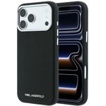 Karl Lagerfeld Case Grained Elongated Logo Magsafe For Iphone 18 Pro / 17 Pro Black - (KLHMP18LPSWGKLK)