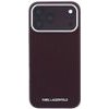 Karl Lagerfeld Case Grained Elongated Logo Magsafe For Iphone 18 Pro Max / 17 Pro Max Burgundy - (KLHMP18XPSWGKLR)