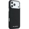 Karl Lagerfeld Case Grained Elongated Logo Magsafe For Iphone 18 Pro Max / Iphone 17 Pro Max Black - (KLHMP18XPSWGKLK)