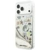 Karl Lagerfeld Case Liquid Glitter Beach & Sand For Iphone 18 Pro Max / Iphone 17 Pro Max Beige - (KLHCP18X6LCSPCE)