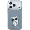 Karl Lagerfeld Case Smooth Choupette Sketch Magsafe For Iphone 18 Pro / 17 Pro Lightblue - (KLHMP18L6PWCIKDB)