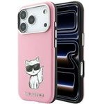 Karl Lagerfeld Case Smooth Choupette Sketch Magsafe For Iphone 18 Pro / Iphone 17 Pro Pink - (KLHMP18L6PWCIKDP)