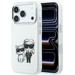 Karl Lagerfeld Case Smooth Karl & Choupette Bodies Sketch Magsafefor Iphone 18 Pro /17 Pro Beige - (KLHMP18L6PWKCIDE)