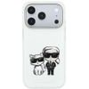 Karl Lagerfeld Case Smooth Karl & Choupette Bodies Sketch Magsafefor Iphone 18 Pro /17 Pro Beige - (KLHMP18L6PWKCIDE)