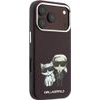 Karl Lagerfeld Case Smooth Karl&Choupette Bodies Sketch Magsafe For Iphone 18 Pro / 17 Pro Burgundy - (KLHMP18L6PWKCIDR)