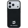 Karl Lagerfeld Etui Grained Choupette Head Metal Magsafe Do Iphone 18 Pro / 17 Pro Czarny - (KLHMP18L6PSCHLK)