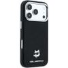 Karl Lagerfeld Etui Grained Choupette Head Metal Magsafe Do Iphone 18 Pro / 17 Pro Czarny - (KLHMP18L6PSCHLK)
