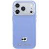 Karl Lagerfeld Etui Grained Choupette Head Metal Magsafe Do Iphone 18 Pro / 17 Pro Jasnoniebieski - (KLHMP18L6PSCHLB)
