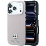 Karl Lagerfeld Etui Grained Choupette Head Metal Magsafe Do Iphone 18 Pro / 17 Pro Rozowy - (KLHMP18L6PSCHLP)