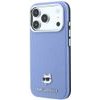 Karl Lagerfeld Etui Grained Choupette Head Metal Magsafe Do Iphone 18 Pro Max / 17 Pro Max Jasnoniebieski - (KLHMP18X6PSCHLB)