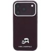 Karl Lagerfeld Etui Grained Heads Metal Magsafe Do Iphone 18 Pro Max / 17 Pro Max Burgundowy - (KLHMP18X6PSKCHLR)