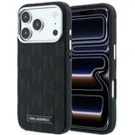 Karl Lagerfeld Etui Grained Mono Resin Logo Magsafe Do Iphone 18 Pro Max / 17 Pro Max Czarny - (KLHMP18X6PWKLMHK)