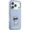 Karl Lagerfeld Etui Iml Choupette Body Sketch Print Magsafe Do Iphone 18 Pro / 17 Pro Jasno Niebieski - (KLHMP18L6HCIKDB)
