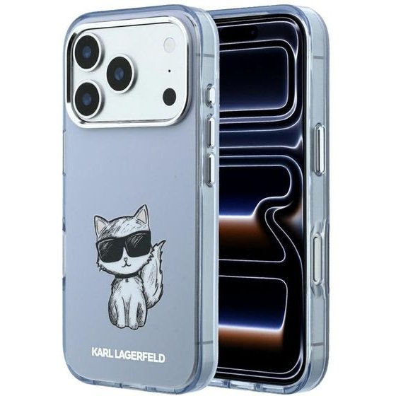 Karl Lagerfeld Etui Iml Choupette Body Sketch Print Magsafe Do Iphone 18 Pro Max / 17 Pro Max Jasno Niebieski - (KLHMP18X6HCIKDB)