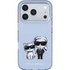 Karl Lagerfeld Etui Iml Karl&Choupette Bodies Sketch Print Magsafe Do Iphone 18 Pro / 17 Pro Jasno Niebieski - (KLHMP18L6HKCIDB)